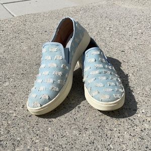 Denim casual shoes